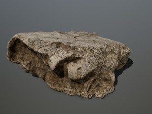 desert rock set Modello 3D