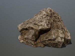 desert rock set Modello 3D