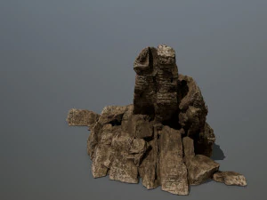 desert rock set 3D Model