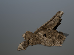 desert rock set Modello 3D