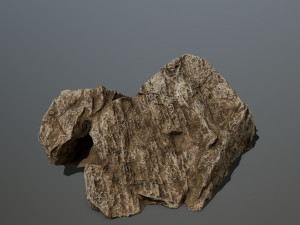 desert rock set Modello 3D