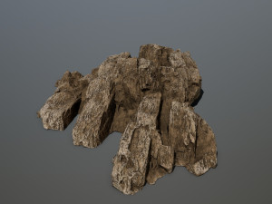 desert rock set 3D 模型