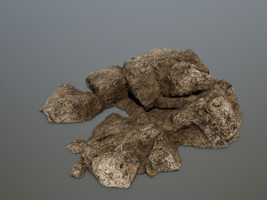 desert rock set 3D Model