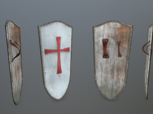 shield set Modelo 3D