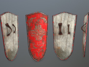 shield set Modelo 3D