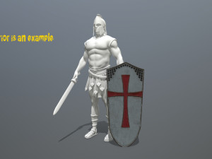 shield set Modelo 3D