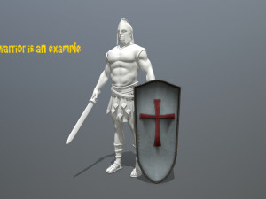 shield set Modelo 3D