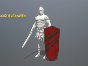 shield set Modelo 3D