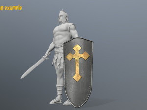 shield set 1 3D Model