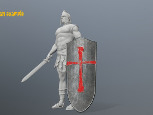 shield set 1 3D Model