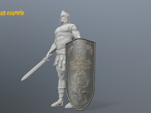 shield set 1 3D Model