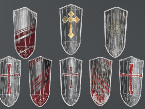 shield set 1 3D Model