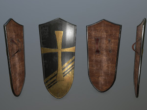shield set 3D 모델