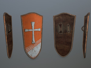 shield set 3D 모델