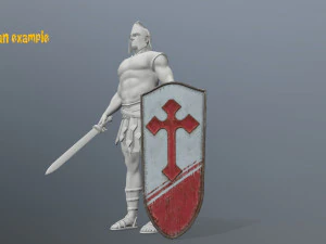 shield set 3D Model