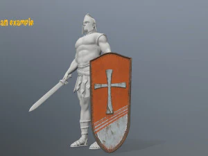 shield set 3D Model