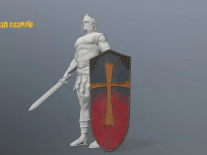 shield set 3D Model
