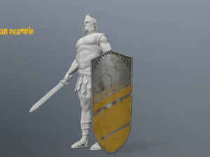 shield set 3D Model