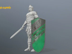 shield set 3D Model