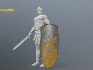 shield set 3D Model