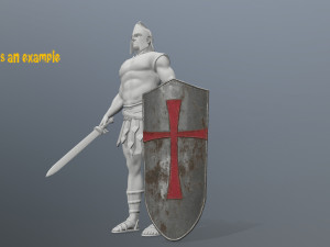 shields 3D Model