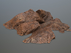 desert rock set 3D 모델