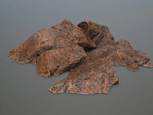 desert rock set 3D Model