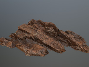 desert rock set Modello 3D