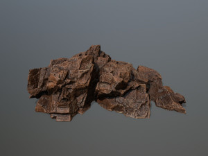 desert rock set Modello 3D