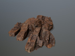 desert rock set Modello 3D
