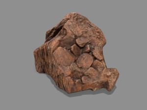desert rock set 3D Модель