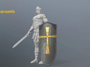 shield set 3D Model