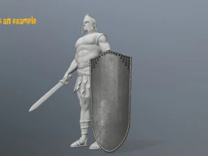 shield set 3D Model
