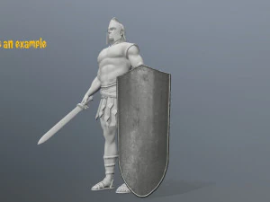 shield set 3D Model