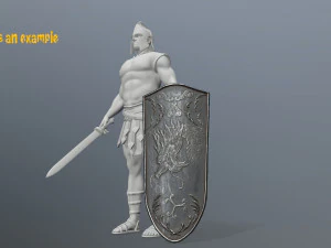 shield set 3D Model