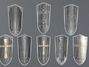 shield set 3D Model