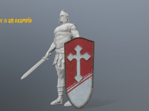 shield set 3D Model