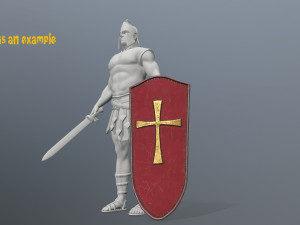 shield set 3D Model