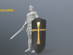 shield set 3D Model