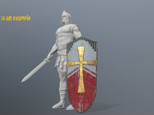 shield set 3D Model