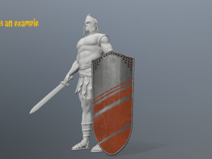 shield set 3D Model