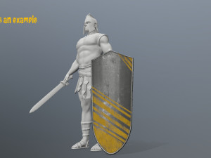 shield set 3D Model