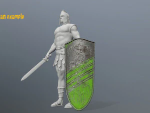 kalkan seti 3D Model