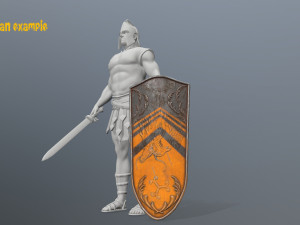 shield set 3D Model