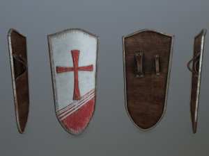 shield set Model 3D