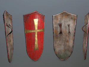 shield set 3D Model
