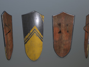 shield set Model 3D