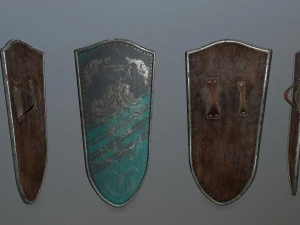 shield set 3D Model
