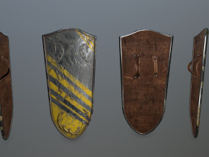 shield set Model 3D