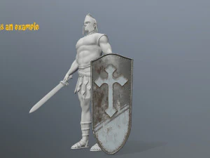 shield set 3D Model